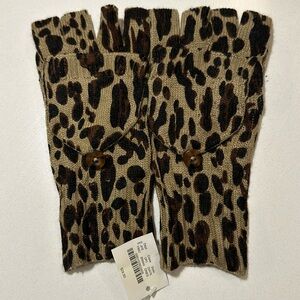 J Crew Cheetah gloves